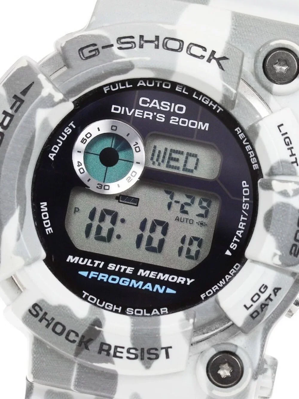 CASIO G shock Frogman GW-200CF-7JF Day date Solar Powered Men's Watch_974693
